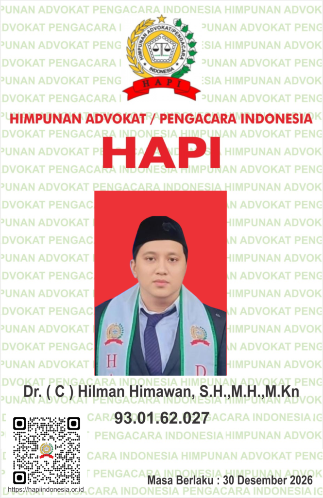 KTA HAPI HIlman Himawan